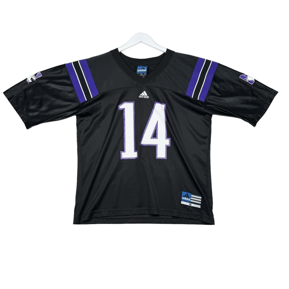 Vintage Y2K Adidas Northwestern Wildcats Football Jersey #14 Size Medium